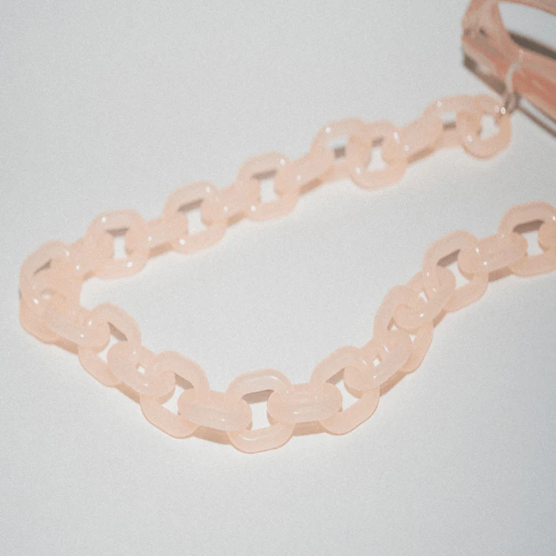 【Have A Look】グラスチェーン・Chunky Chain nude