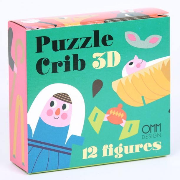 【OMM-design】3Dパズル・Crib