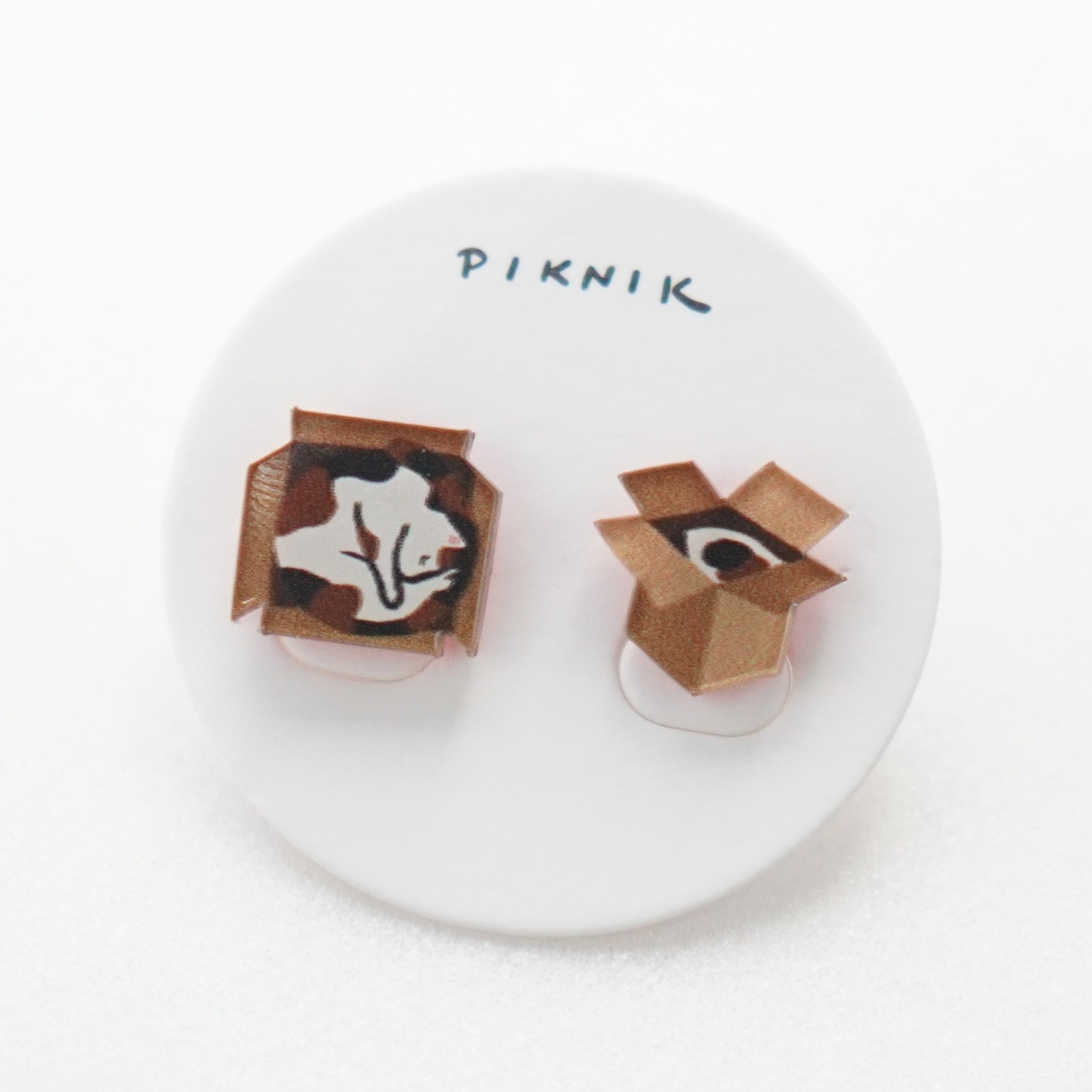 【PIKNIK】段ボール猫三毛B