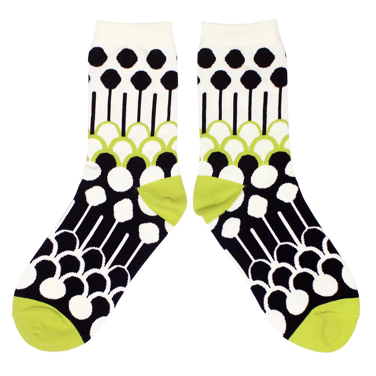 【Yu Square】コットンソックス Fountain（white）