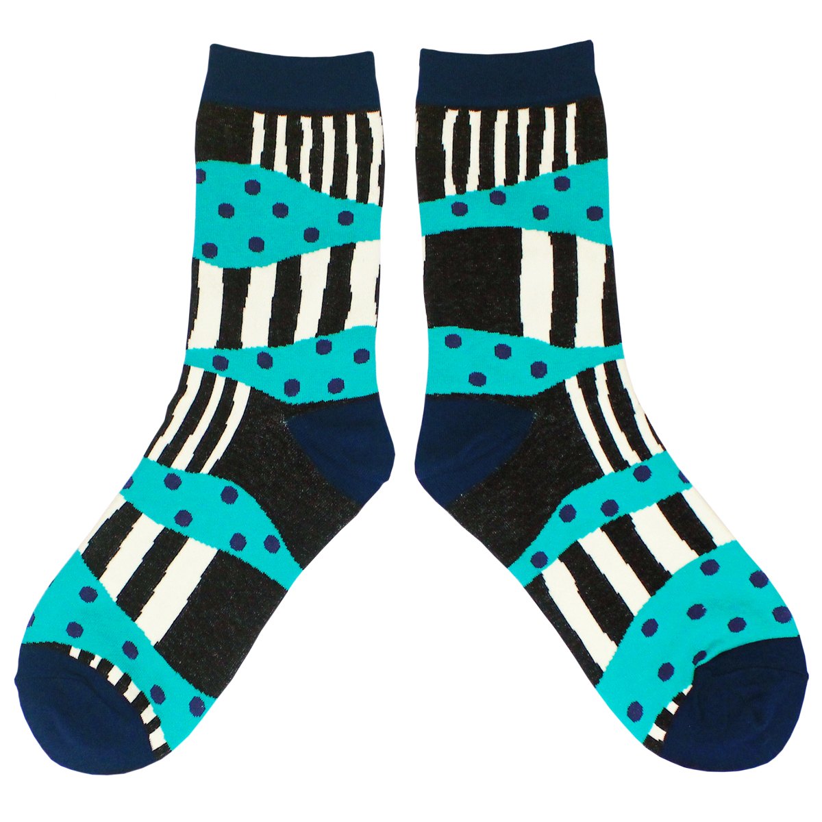 【Yu Square】コットンソックス Sandbank（black）