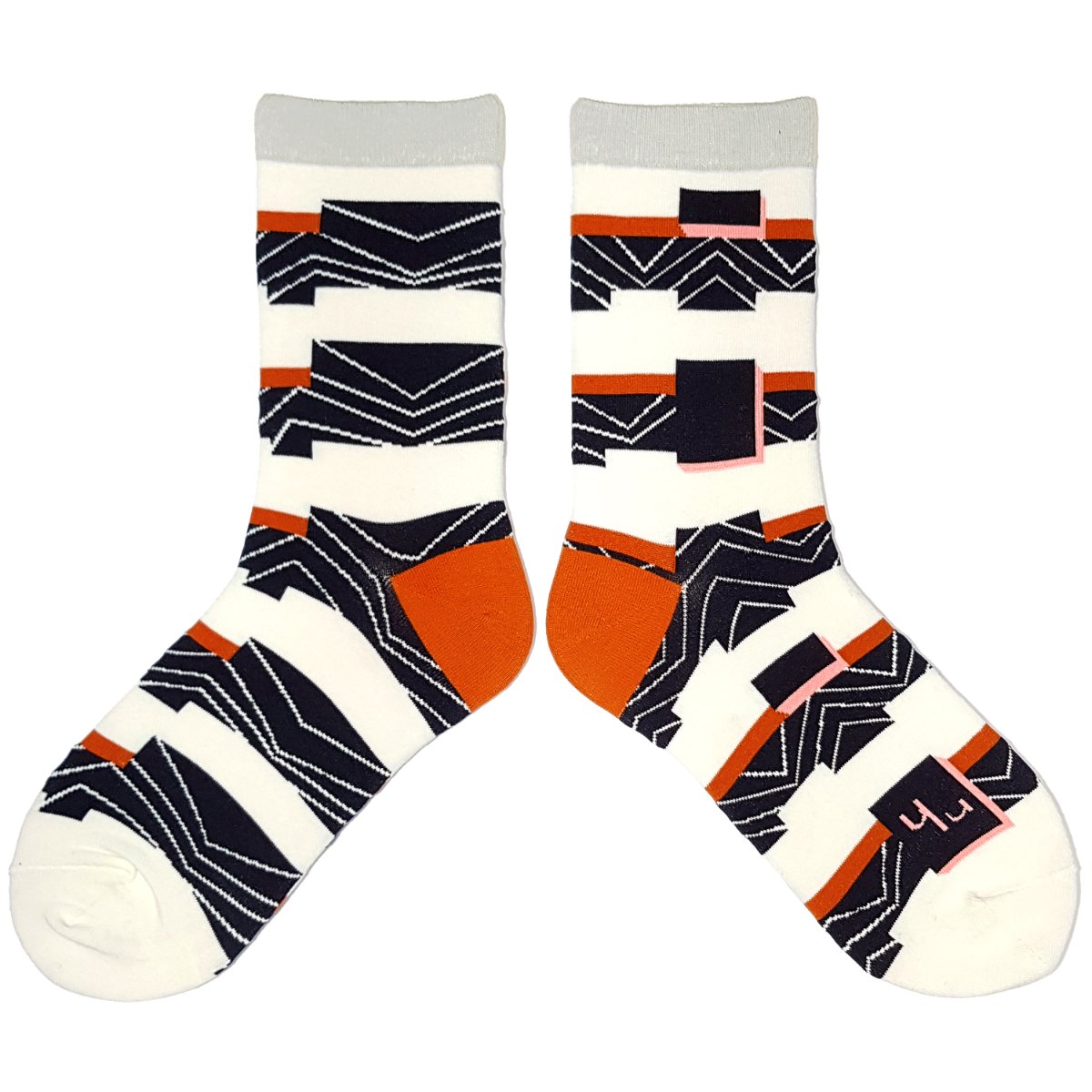 【Yu Square】コットンソックス Balcony（white）