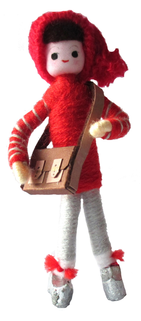 【アンネ・ベアテ・ドールズ】妖精ニッセ人形419　Boy w. School boy 2017