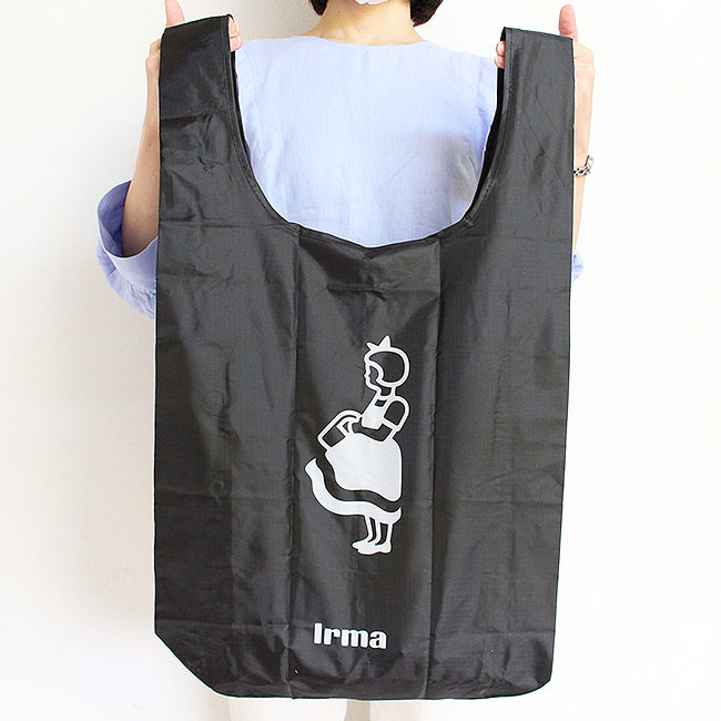 【Irma】イヤマ ショッピングエコバッグ・ブラック