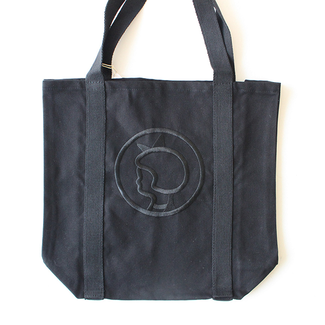 【Irma】イヤマ コットンバッグ・刺繍ブラック