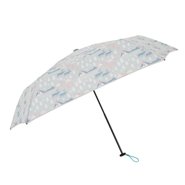 【korko】スリムライト折りたたみ傘50cm トナカイ