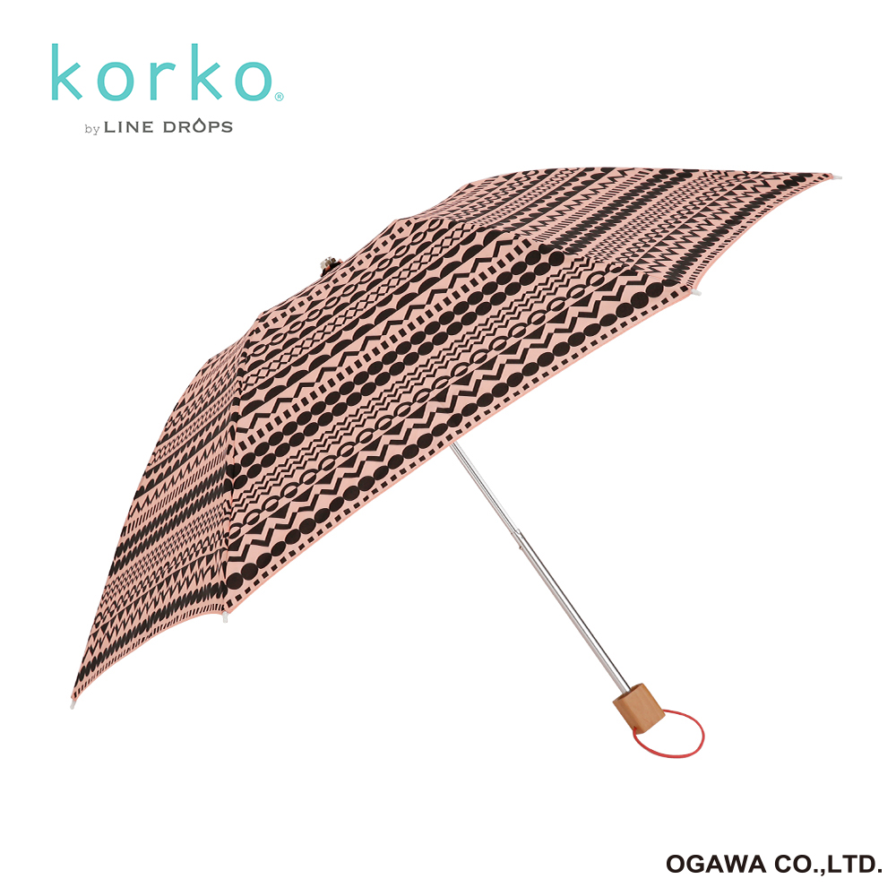 【korko】折りたたみ晴雨兼用日傘　マッタ　※廃番※