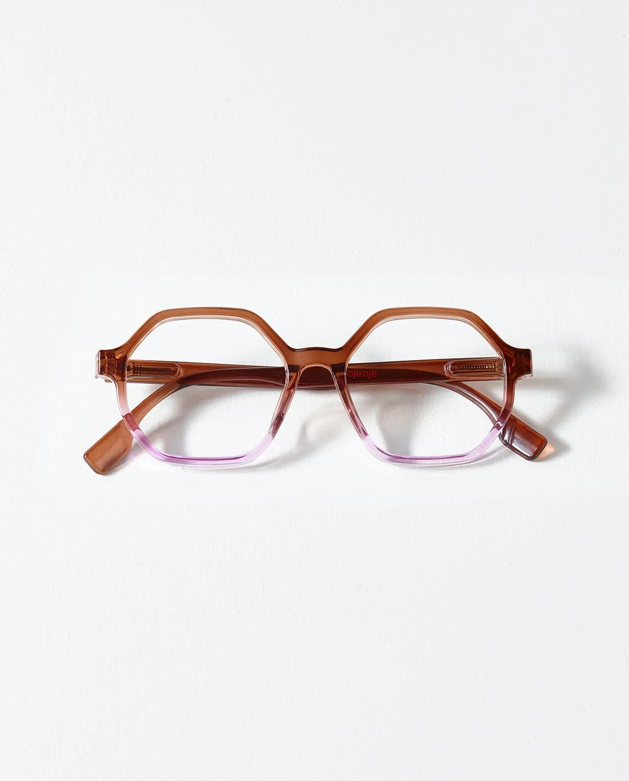 【OjeOje】リーディンググラス C brown/purple