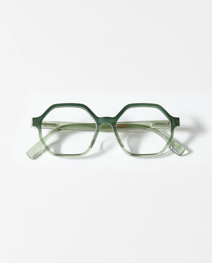 【OjeOje】リーディンググラス C dark green/green